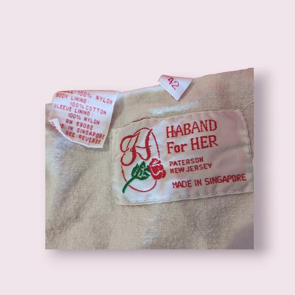 Vintage Haband For Her Windbreaker Jacket Women's XL Hot Pink Lined‎ Pockets - Picture 8 of 8